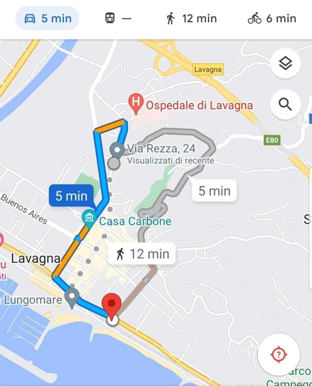 Super Vista Al Grattacielo Di Lavagna Apartment Екстериор снимка
